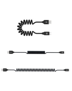 Tellur Data Cable Extendable USB to Type-C 3A 1.8m Black-foto4