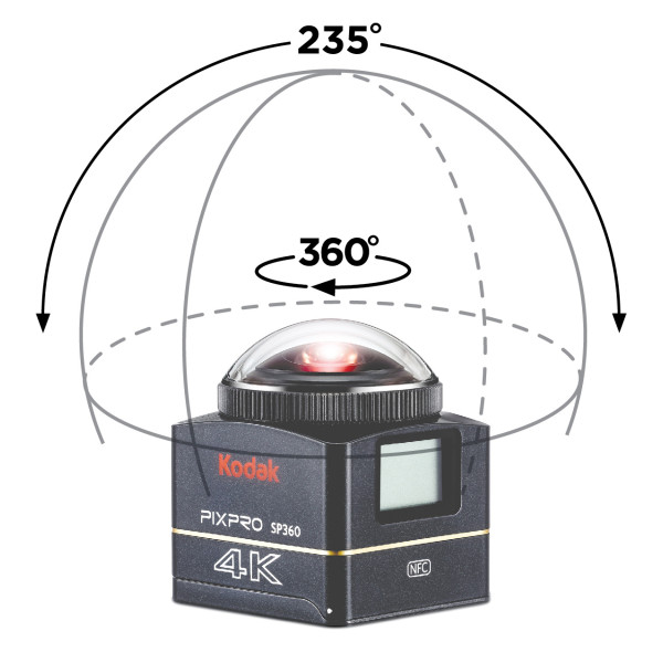 Kodak Pixpro SP360 4K Pack SP3604KBK6 Videokaamerad