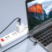 Tellur 4in1 Cable USB/Type-C to Type-C (PD65W)/Lightning (PD20W) 1m black Muu