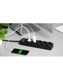 Tracer 46976 PowerGuard 1.8m Black (5 Outlets)-foto4