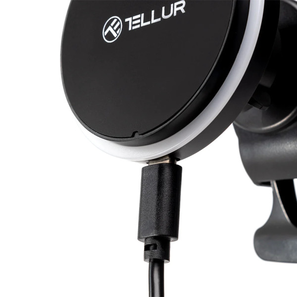 Tellur Wireless car charger, MagSafe compatible, 15W black Laadijad