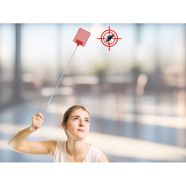 Beper C206UTI020 Telescopic Fly Swatter Paddle
