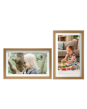 Kodak 15.6 Digital Photo Frame Wi-F- Enabled Wood-foto4