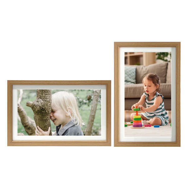 Kodak 15.6 Digital Photo Frame Wi-F- Enabled Wood