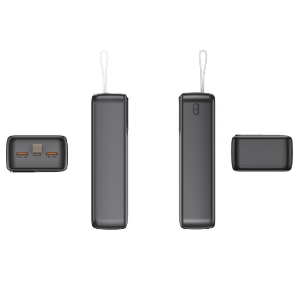 Tracer 47824 Prime-V3 30000mAh QC22.5W+PD20W Power Bank, Black Tracer 47824 Prime-V3 30000mAh QC22.5W+PD20W Power Bank, Black