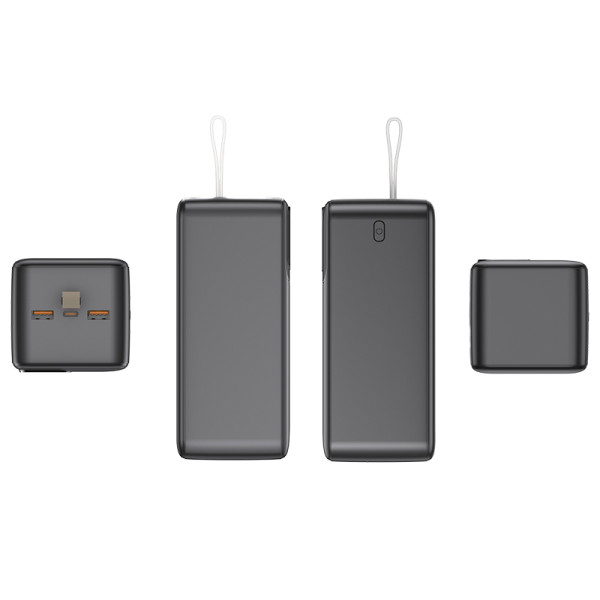 Tracer 47825 Prime-V5 50000mAh QC22.5W+PD20W Power Bank, Black