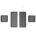 Tracer 47825 Prime-V5 50000mAh QC22.5W+PD20W Power Bank, Black