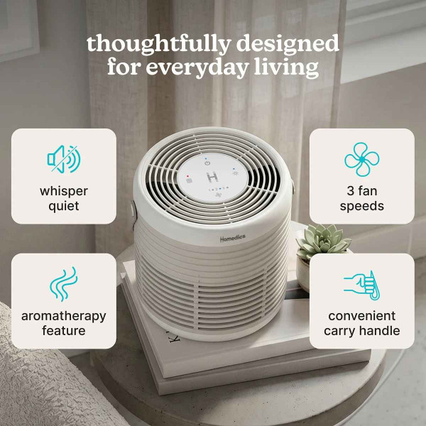 Homedics AP-T63BG-WW Whisper Pure Comfort Air Purifier