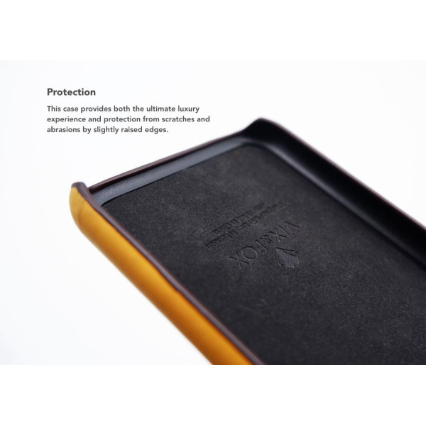 VixFox Card Slot Back Shell for Iphone X/XS mustard yellow Mobiili ümbrised