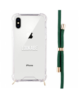Lookabe Necklace iPhone X/Xs gold green loo013-foto5