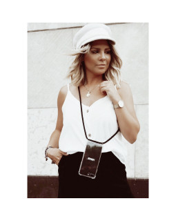 Lookabe Necklace iPhone 7/8+ gold black loo002-foto5