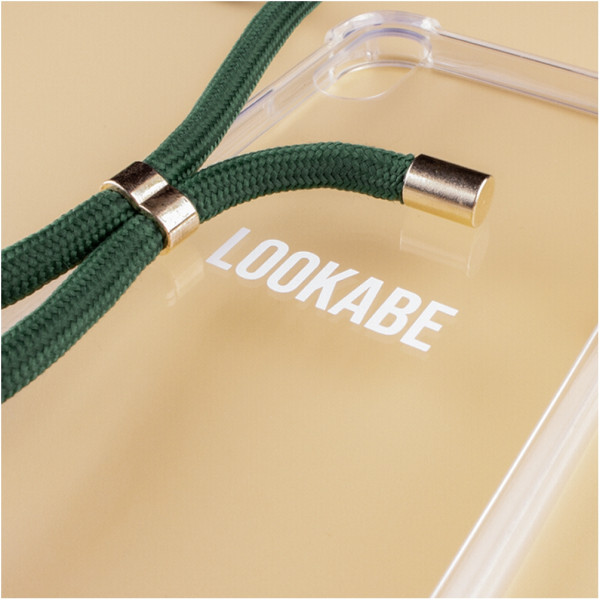 Lookabe Necklace iPhone 7/8+ gold green loo012 Mobiili ümbrised