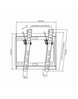 Sbox PLB-3422T Tilting Flat Screen LED TV Mount 23