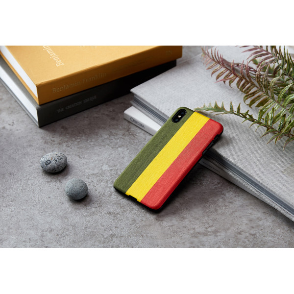 MAN&WOOD SmartPhone case iPhone XS Max reggae black Mobiili ümbrised