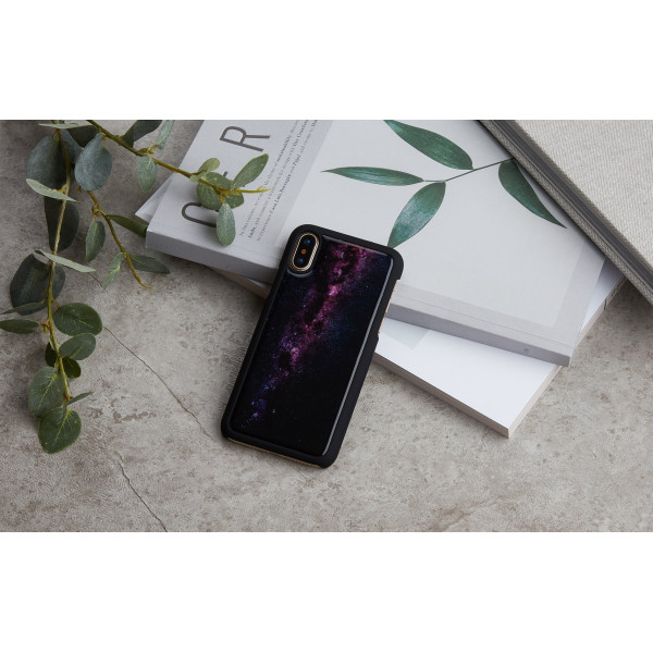iKins SmartPhone case iPhone XS/S milky way black Mobiili ümbrised