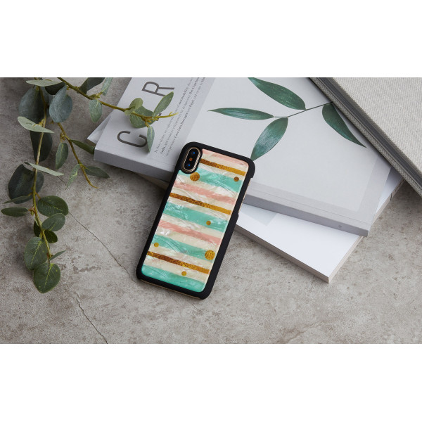iKins SmartPhone case iPhone XS/S pop mint black Mobiili ümbrised
