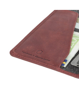 Krusell Sunne 4 Card FolioWallet Apple iPhone XS Max vintage red-foto5