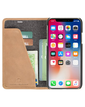 Krusell Sunne 4 Card FolioWallet Apple iPhone XS Max vintage nude-foto5