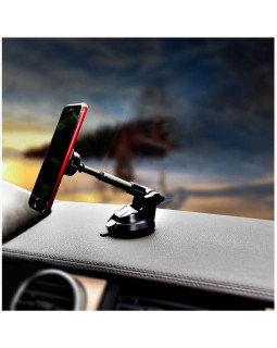 Tellur Phone Holder Magnetic, Suction Cup Mount, Adjustable, MUM, Black-foto5
