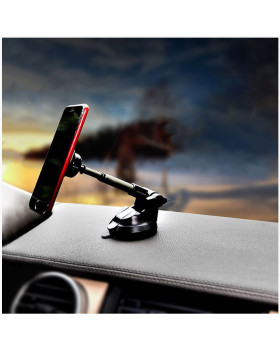 Tellur Phone Holder Magnetic, Suction Cup Mount, Adjustable, MUM, Black-foto5