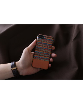 MAN&WOOD case for iPhone 7/8 browny check black-foto5