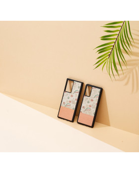 MAN&WOOD case for Galaxy Note 20 pink flower black-foto5