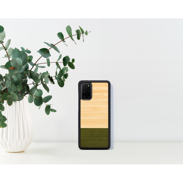 MAN&WOOD case for Galaxy S20+ bamboo forest black Mobiili ümbrised