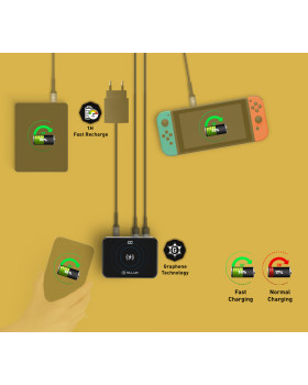 Tellur Graphene PD10000 Power Bank 10000mAh Black-foto5