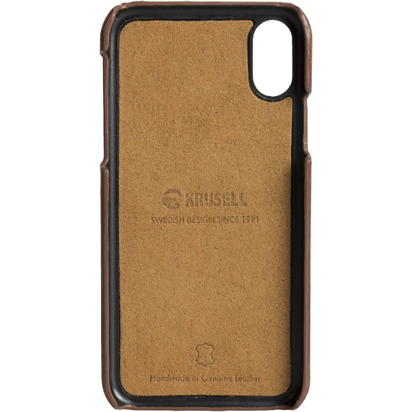 Krusell Sunne 2 Card Cover Apple iPhone X vintage cognac (61104) Mobiili ümbrised