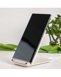 Tellur Green Qi wireless fast desk charger, 15W, Cream-foto5