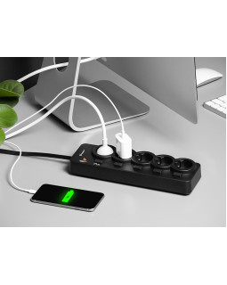 Tracer 46975 PowerGuard 1.8m Black (5 Outlets)-foto5