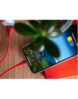 Tracer 47492 USB A - Lightning M/M 1m  Cable Red-foto5