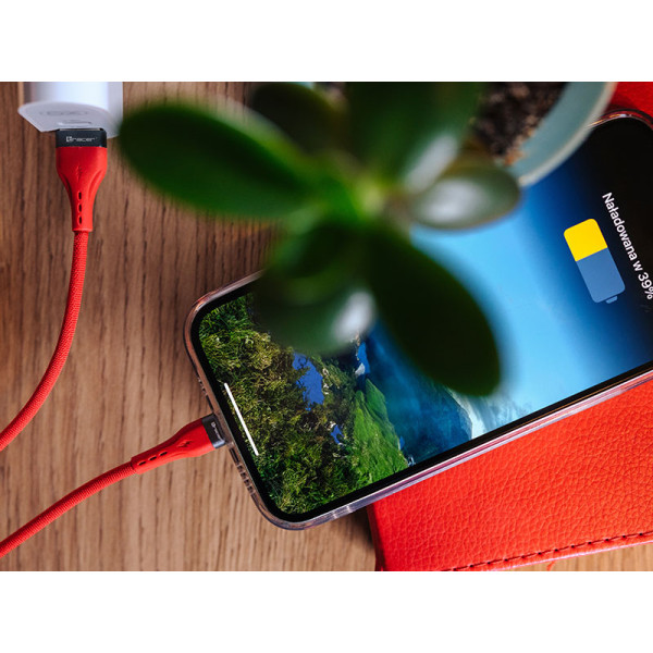 Tracer 47492 USB A - Lightning M/M 1m  Cable Red