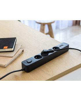 Tracer 47685 Power Line+ 5m (4 sockets +3x USB A)-foto5