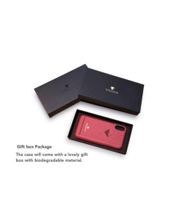 VixFox Card Slot Back Shell for Samsung S9 ruby red-foto6