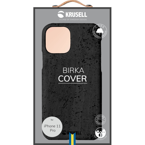 Krusell Birka Cover Apple iPhone 11 Pro black Mobiili ümbrised