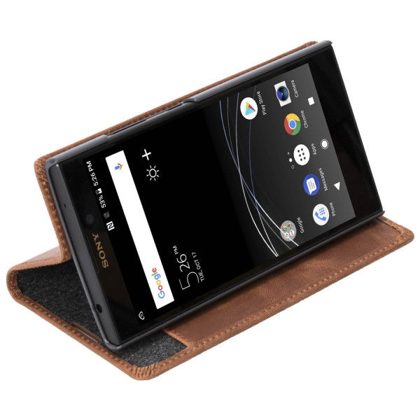 Krusell Sunne 2 Card Foliowallet Sony Xperia L2 vintage cognac Mobiili ümbrised