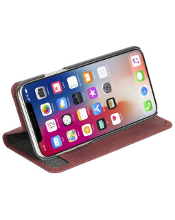 Krusell Sunne 4 Card FolioWallet Apple iPhone XS Max vintage red-foto6