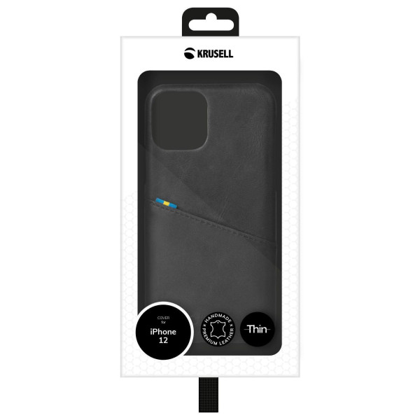 Krusell Sunne CardCover Apple iPhone 12 mini vintage black (62155) Mobiili ümbrised