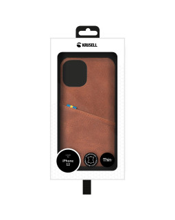 Krusell Sunne CardCover Apple iPhone 12 mini vintage cognac (62154)-foto6