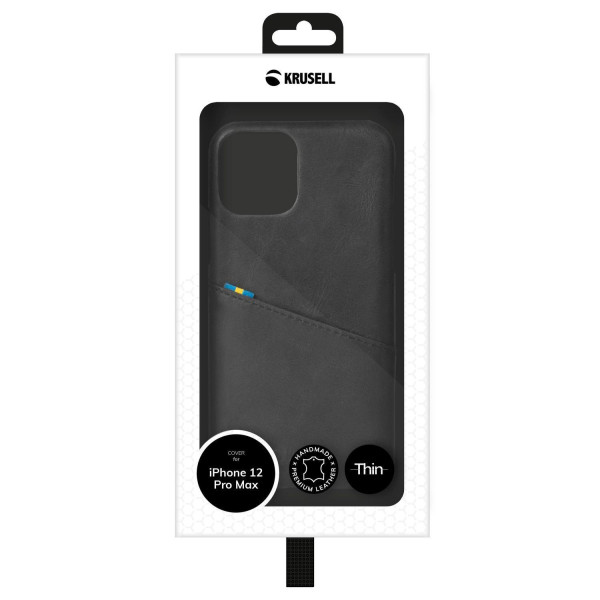 Krusell Sunne CardCover Apple iPhone 12 Pro Max vintage black (62177) Mobiili ümbrised
