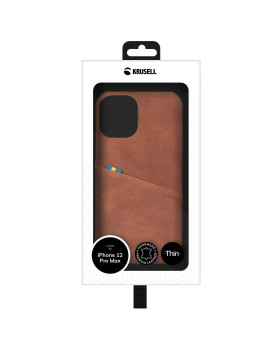 Krusell Sunne CardCover Apple iPhone 12 Pro Max vintage cognac (62176)-foto6