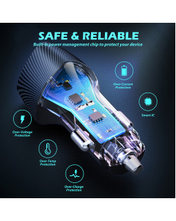 Tellur FCC10 car charger 38W, 6A (PD20W + QC3.0) black-foto6