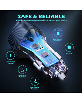 Tellur FCC10 car charger 38W, 6A (PD20W + QC3.0) black-foto6