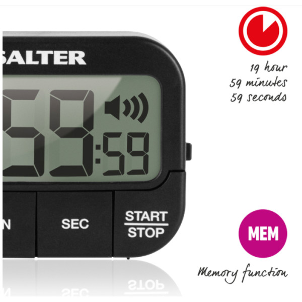 Salter 355 BKXCDU Loud Digital Kitchen Timer Muu köögitehnika