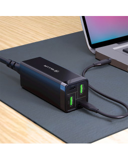 Tellur AC Charger PDHC2 65W (2xPD2xQC3.0) EU UK US Black-foto6