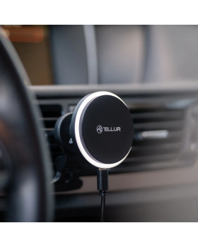 Tellur Wireless car charger, MagSafe compatible, 15W black-foto6