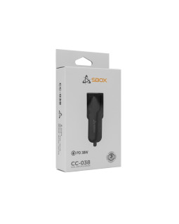 Sbox Car Charger CC-038 38W Black-foto6