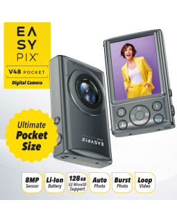 Easypix V48 Pocket Anthrazite-foto6