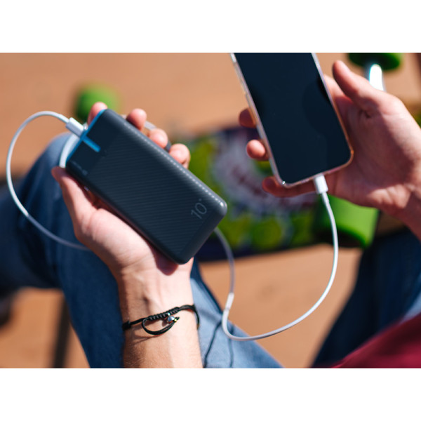 Tracer 47514 EnerGo 10000mAh Power Bank gray/blue